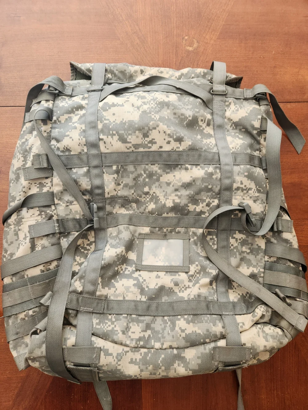Military-Style Tactical Backpack - Digital Camo Green